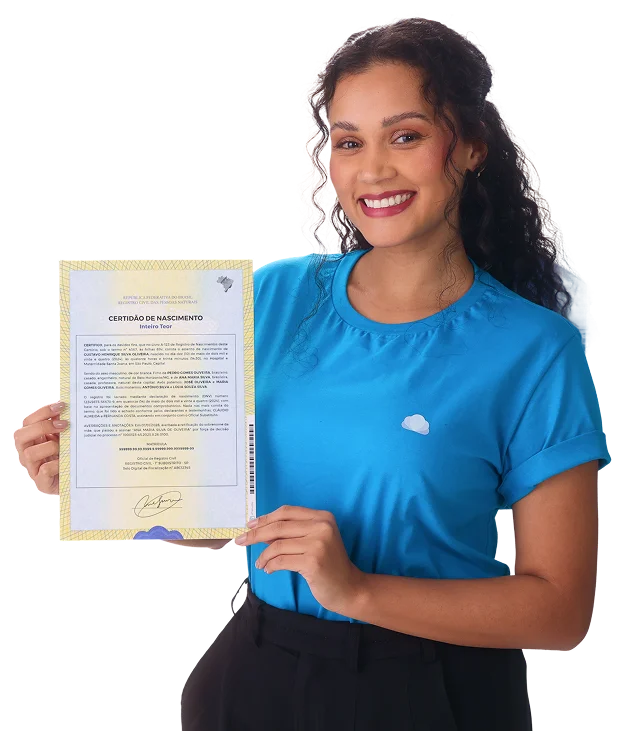 Solicite sua certidão de nascimento em qualquer cartório do Brasil